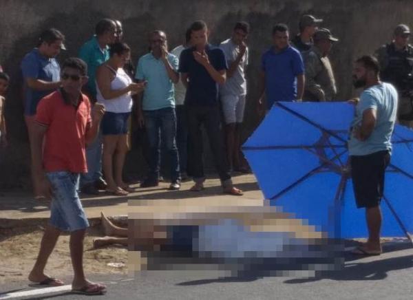 Homem passa mal e morre após cair de moto em Floriano.(Imagem:Reprodução)