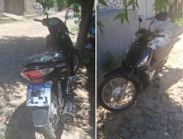 Polícia Militar de Floriano recupera motocicleta furtada em Barão de Grajaú