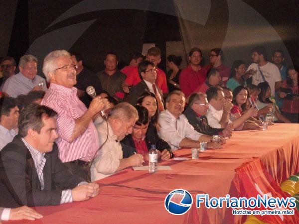 Lula vem ao Piauí para lançamento de pré-candidatura de Elmano Férrer.(Imagem:FlorianoNews)