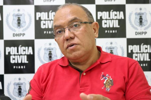 Coordenador do DHPP (Imagem:Jos&eacute; Marcelo/ G1 PI)