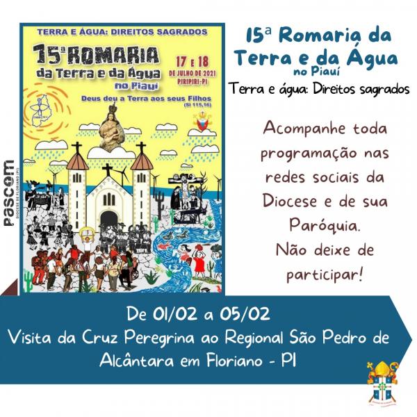 Fiéis se preparam para receber a Cruz Peregrina em Floriano; confira a programação
