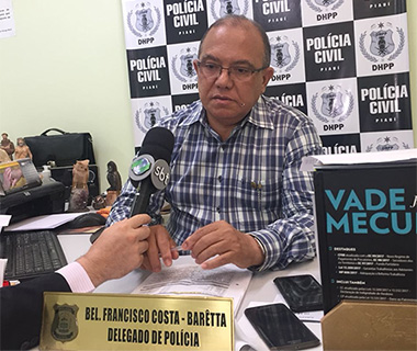 Baretta diz que há suspeito de quem matou e cortou órgão genital de vítima