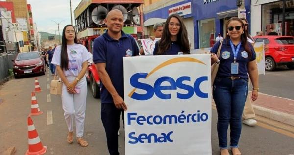 Colaboradores do Centro Educacional de Picos participam da Caminhada da Acessibilidade