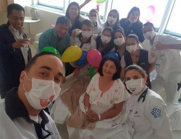 Mãe do governador completa 77 anos e passa por cirurgia em SP nesta segunda.(Imagem:Reprodução/Facebook)