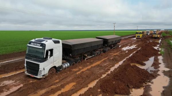 Associação de produtores de soja denuncia lentidão nas obras da PI-392, no Sul do Piauí