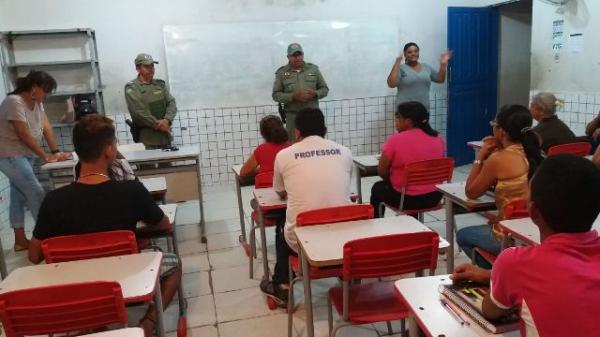 Grupamento de Policiamento Escolar inicia atividades em Floriano.(Imagem:3&deg; BPM)