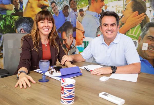 Ciro Nogueira e prefeita Ivanária, esposa do vice-governador, reafirmam adesão