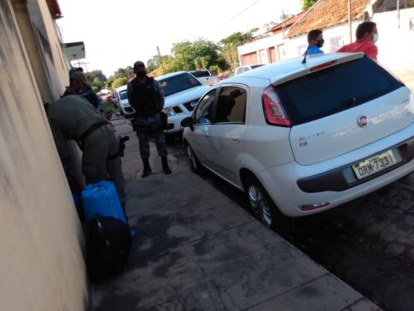Pol&iacute;cia militar(Imagem:FlorianoNews)