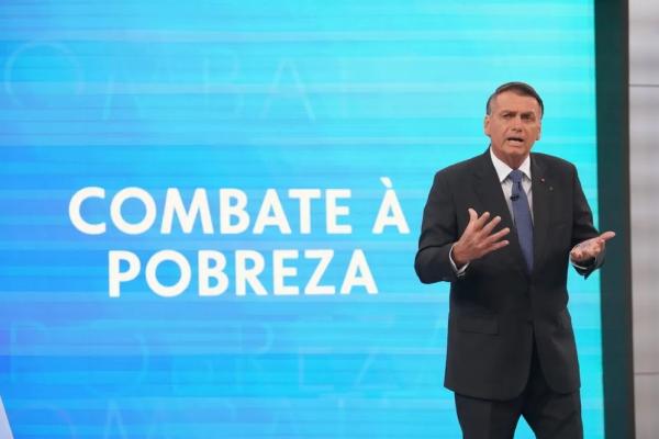 Jair Bolsonaro no &uacute;ltimo debate antes do segundo turno.(Imagem:Stephanie Rodrigues/g1 )