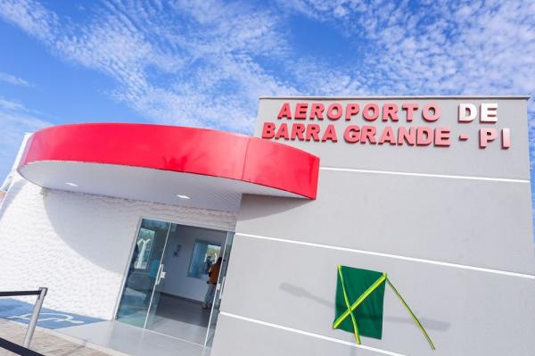 Governador inaugura aeroporto de Barra Grande e destaca o potencial turístico da região