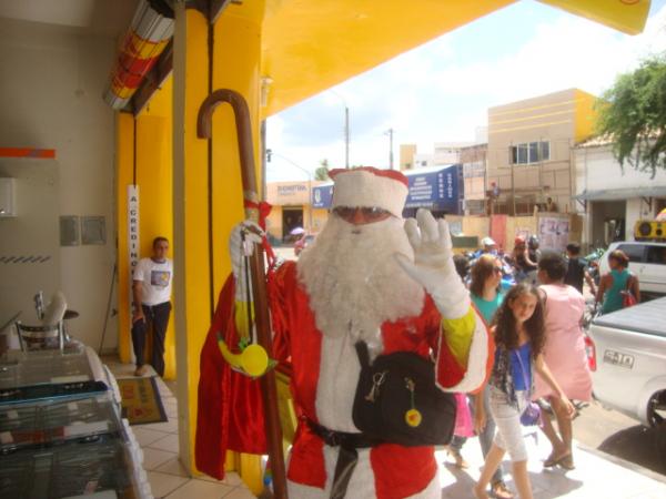 Momento Papai Noel(Imagem:reda&ccedil;ao)