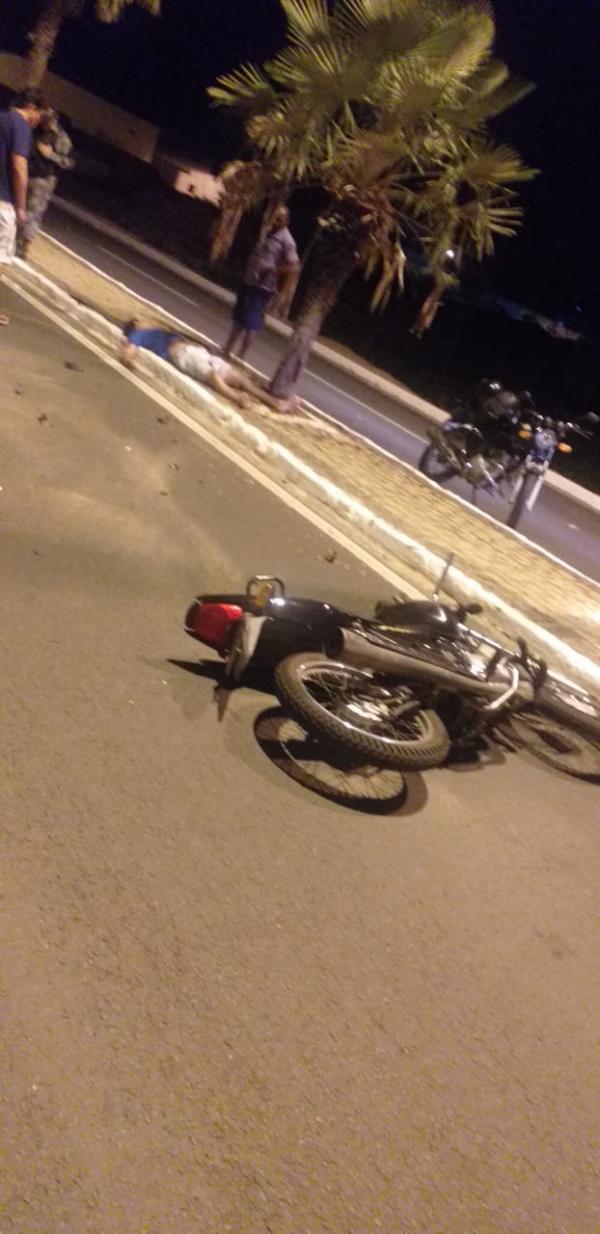 Motocicleta da v&iacute;tima(Imagem:Divulga&ccedil;&atilde;o)
