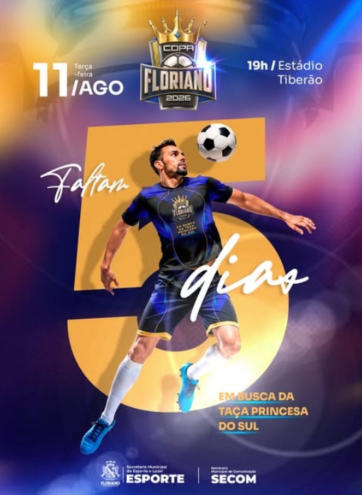 Contagem regressiva: faltam 4 dias para a abertura da Copa Floriano 2026