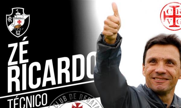 Vasco confirma Zé Ricardo como novo técnico
