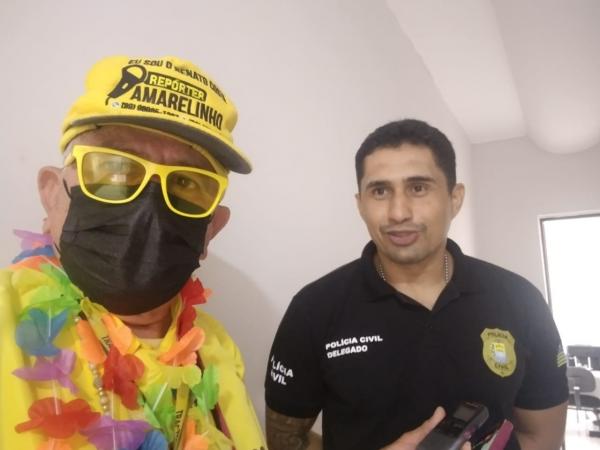 Delegado Cl&aacute;udio Henrique da Silva, titular da Delegacia Especializada em Crimes Contra o Patrim&ocirc;nio (DEPATRI) da Seccional de Floriano.(Imagem:FlorianoNews)