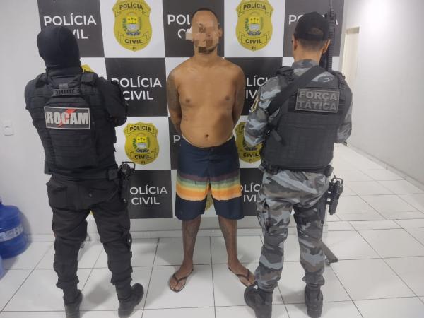 Polícia Militar captura foragido da Justiça durante patrulhamento no bairro Bom Lugar, em Floriano