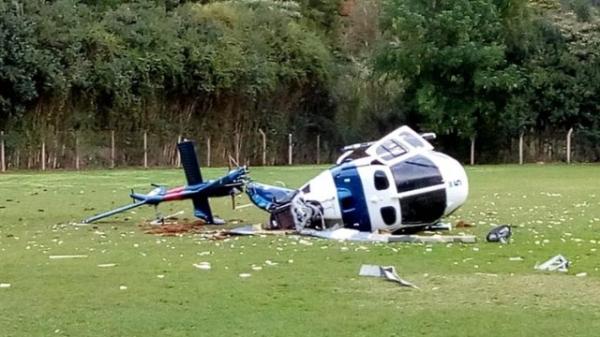 Cai helicóptero da Polícia Militar com o governador à bordo