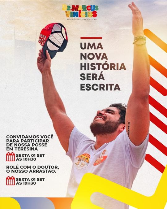 Dr. Marcus Vinícius  toma posse como deputado estadual nesta sexta-feira na Alepi