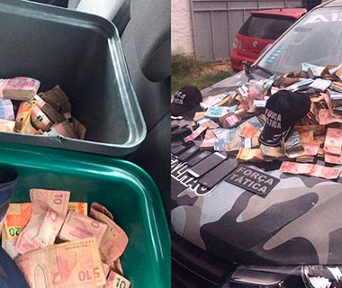 Dois policiais são presos após sumiço de R$ 300 mil do assalto ao BNB