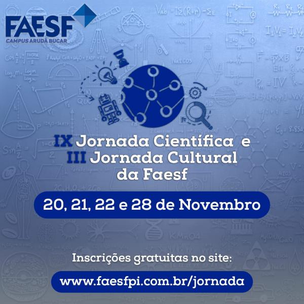 IX Jornada Cient&iacute;fica e III Jornada Cultural(Imagem:Divulga&ccedil;&atilde;o)
