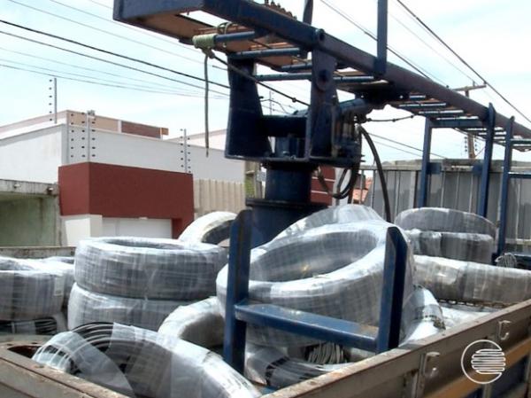 Bando suspeito de roubar material de redes de energia é preso em Teresina