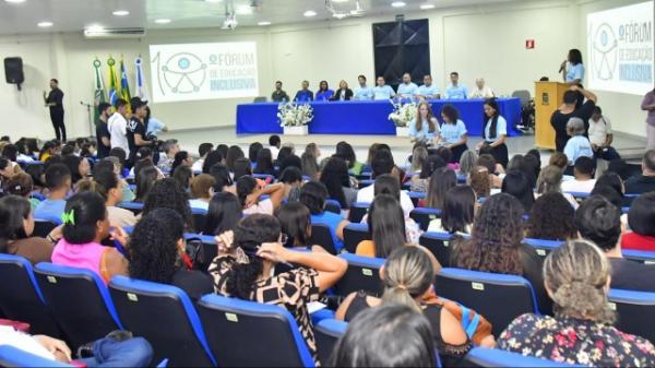  X F&oacute;rum de Educa&ccedil;&atilde;o Inclusiva teve a participa&ccedil;&atilde;o do Poder Legislativo de Floriano.(Imagem:CMF)