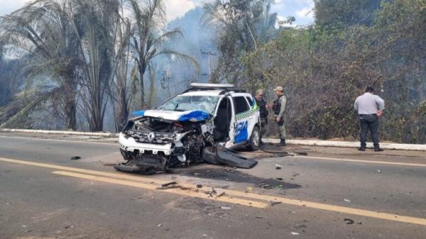 Viatura se envolve em acidente e policial militar morre no Rodoanel de Teresina