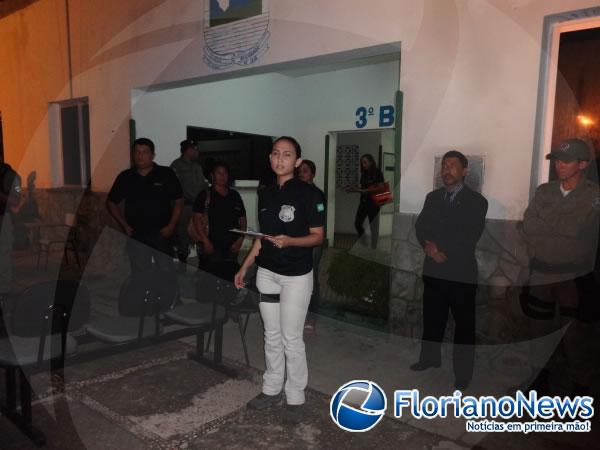 &Oacute;rg&atilde;os de seguran&ccedil;a realizaram Opera&ccedil;&atilde;o &Oacute;rf&atilde;o em Floriano.(Imagem:FlorianoNews)