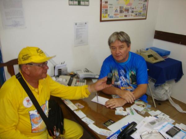 Visita ao Bloco Furac&atilde;o(Imagem:Amarelinho)