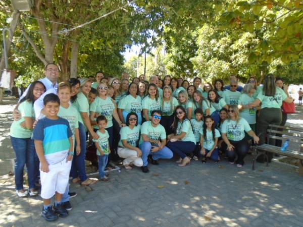 Missa em a&ccedil;&atilde;o de gra&ccedil;as coroa 1&ordm; Encontro das Fam&iacute;lias Cipriano & Leal.(Imagem:FlorianoNews)