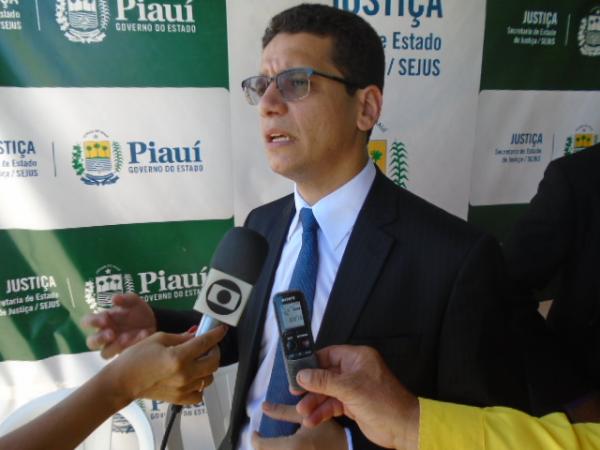Secret&aacute;rio de Justi&ccedil;a do Piau&iacute;, Daniel Oliveira.(Imagem:FlorianoNews)