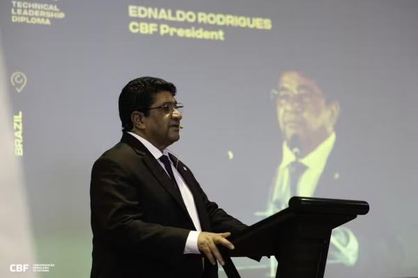 Ednaldo Rodrigues, presidente da CBF.(Imagem:Rafael Ribeiro/CBF)