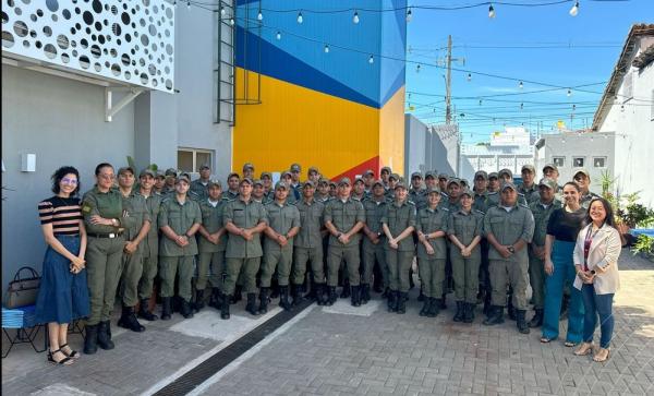 Alunos do Curso de Formação da Polícia Militar conhecem programas e projetos da Investe Piauí