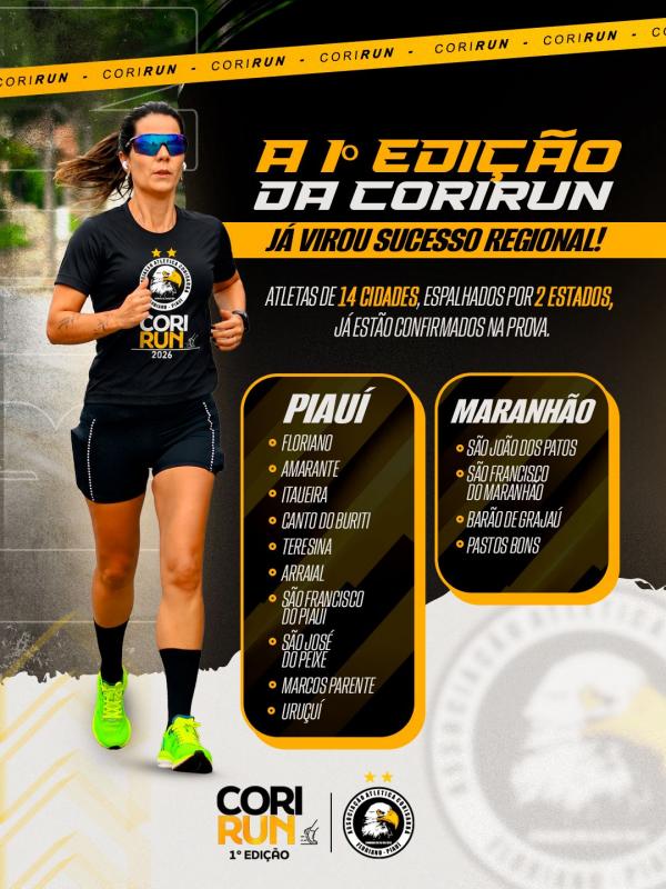Cori Run 2026(Imagem:Reprodução/Instagram)