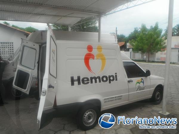 Hemocentro Regional de Floriano recebe novo ve&iacute;culo.(Imagem:FlorianoNews)