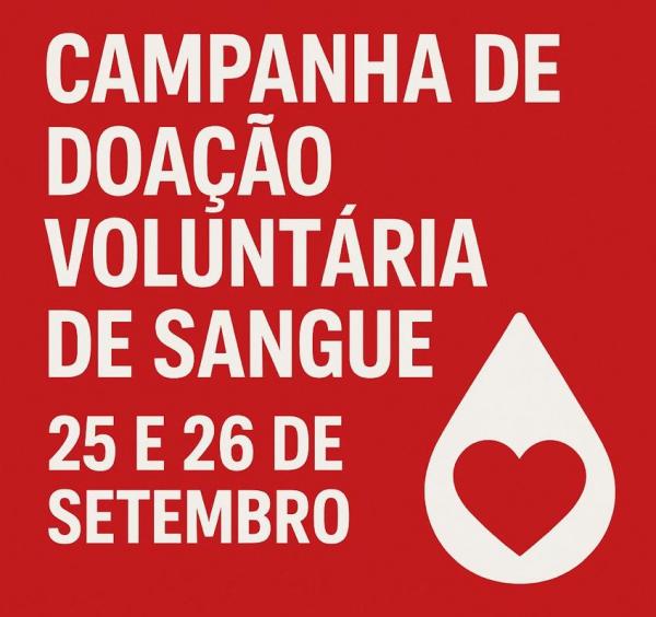 Floriano realiza campanha solidária de doação de sangue nos dias 25 e 26 de setembro