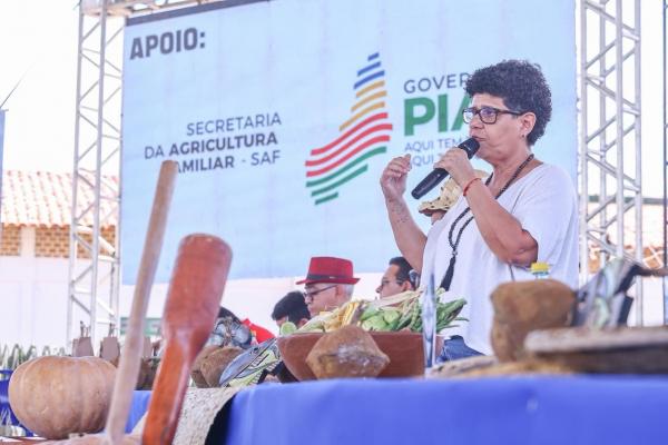 Secret&aacute;ria da Agricultura Familiar do Piau&iacute;, Rejane Tavares.(Imagem:Geirlys Silva / SAF)