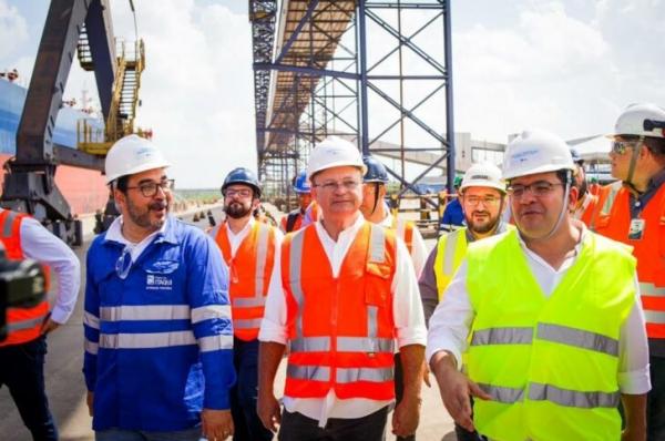 Na oportunidade, Rafael Fonteles destacou a import&acirc;ncia do futuro Porto de Lu&iacute;s Correia para o Piau&iacute;.(Imagem:Divulga&ccedil;&atilde;o)