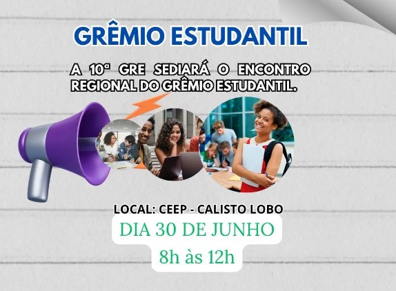 10ª GRE de Floriano sediará Encontro Regional de Grêmio Estudantil