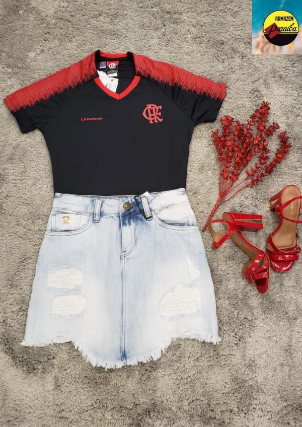 Look Flamengo(Imagem:Armaz&eacute;m Para&iacute;ba)