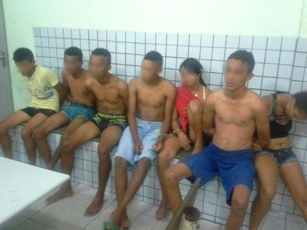 Grupo é preso em motel quando comemorava assaltos em Teresina