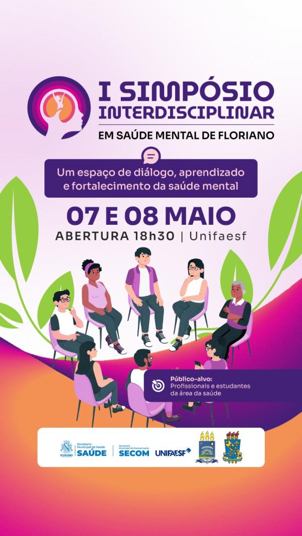 Floriano sediará I Simpósio Interdisciplinar em Saúde Mental nos dias 7 e 8 de maio