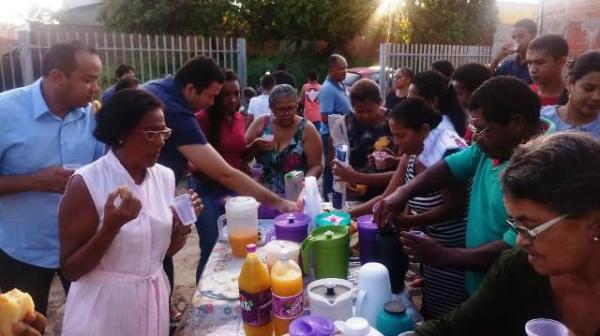Bairro Viazul inicia festejos de Santa Rita de C&aacute;ssia.(Imagem:FlorianoNews)