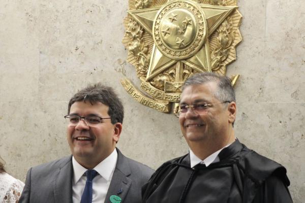 "Uma trajetória marcada pela dedicação à Justiça", diz Rafael na posse de Flávio Dino no STF