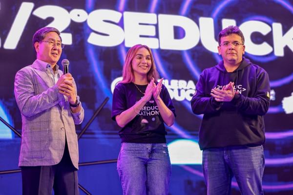 Vencedores do Seduckathon conquistam interc&acirc;mbio ao exterior e demais participantes seguem para o Impa Tech no Rio(Imagem:Gabriel Paulino)