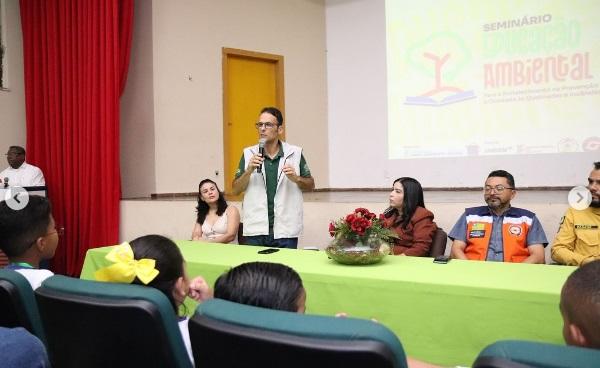 Semin&aacute;rio de Educa&ccedil;&atilde;o Ambiental discute preven&ccedil;&atilde;o e combate &agrave;s queimadas em Floriano.(Imagem:Reprodu&ccedil;&atilde;o/Instagram)