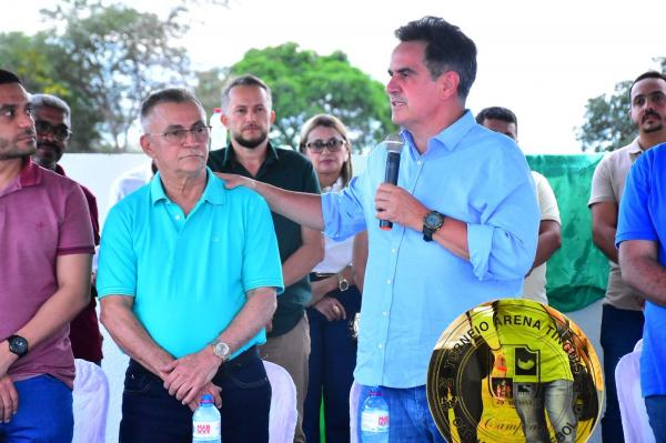 População de Itaueira é contemplada com campo de futebol e recursos destinados por Ciro Nogueira