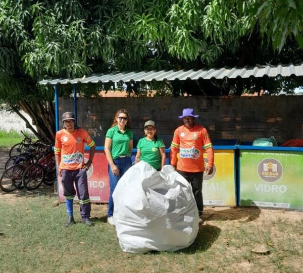Secretaria de Meio Ambiente arrecada mais de 400 kg de materiais recicláveis em dois meses