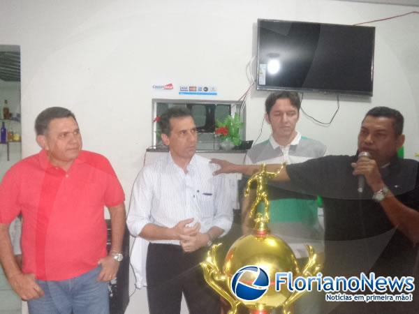 Prefeito e Secret&aacute;rio prestigiaram lan&ccedil;amento do Campeonato Florianense 2014.(Imagem:FlorianoNews)