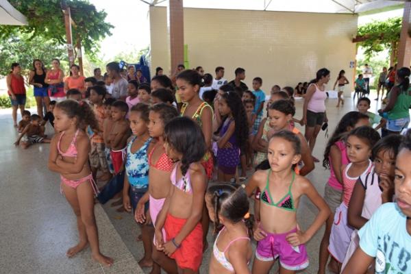 Secretaria de Educa&ccedil;&atilde;o promove dia de lazer para alunos do campo.(Imagem:Waldemir Miranda)